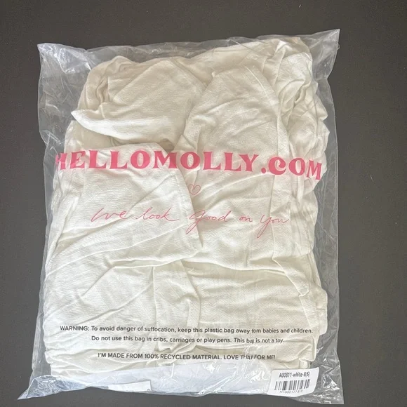 Hello Molly White Midi Dress - Picture 4 of 4